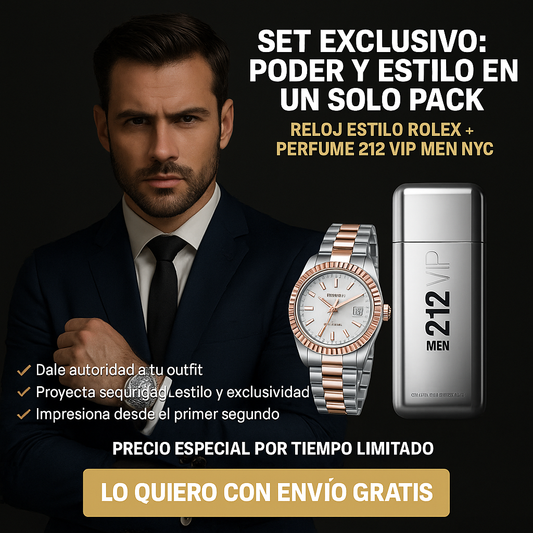 Set - Exclusivo: Rolex Datejust 36 + 212 VIP MAN